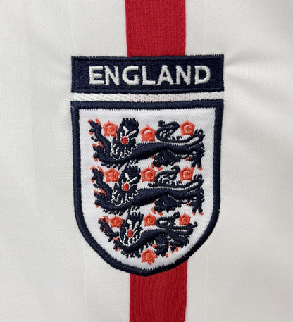 2002 Retro England Home Soccer Jersey 1:1