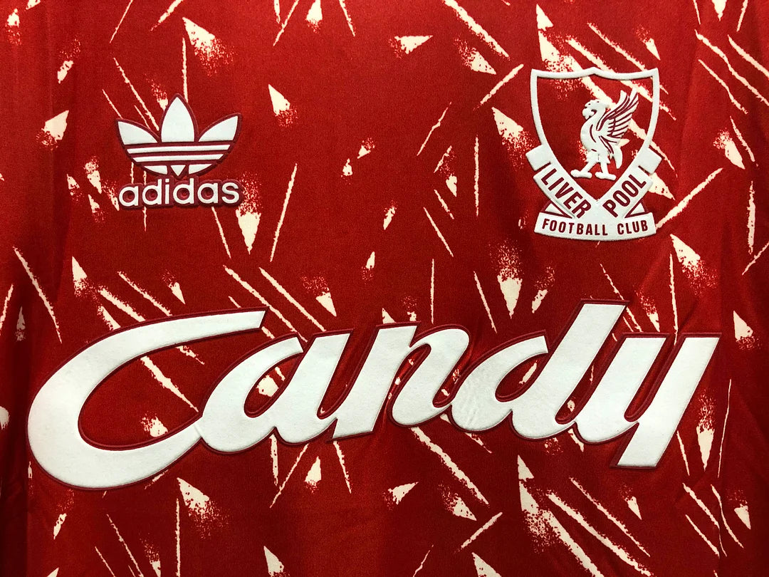 1989/1991 Retro Long Sleeve Liverpool Home Football Shirt 1:1