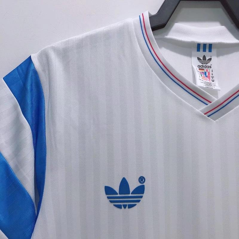 1990 Retro Olympique de Marseille Home Football Jersey 1:1