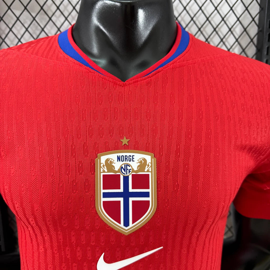 2025 Player Version Norway National Team Home Football Jersey 1:1