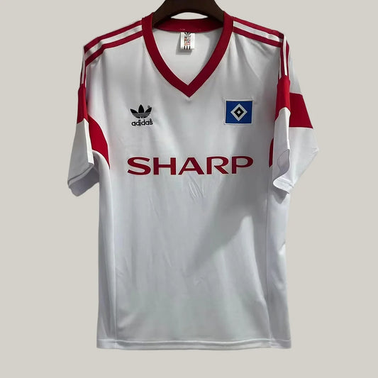 1988-1989 Retro Hamburger SV Home Football Jersey 1:1