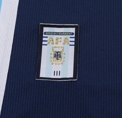 1998 Retro Argentina National Team Away Jersey 1:1 Kids Size
