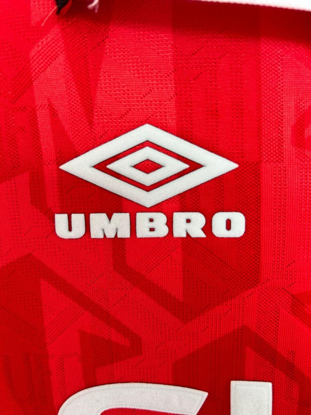 1992/1994 Retro Long Sleeve Manchester United Home Football Shirt 1:1