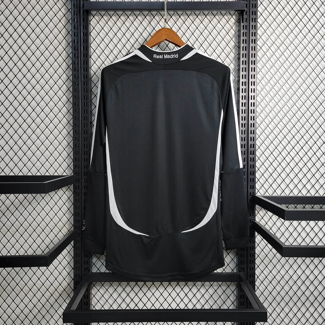 2006/2007 Retro Long Sleeve Real Madrid Away Jersey 1:1