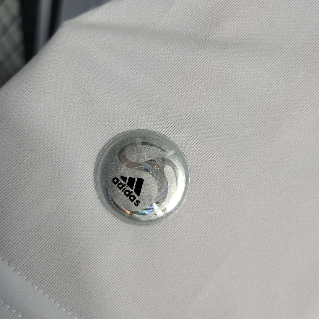 2009/2010 Retro Long Sleeve Real Madrid Home Soccer Jersey 1:1