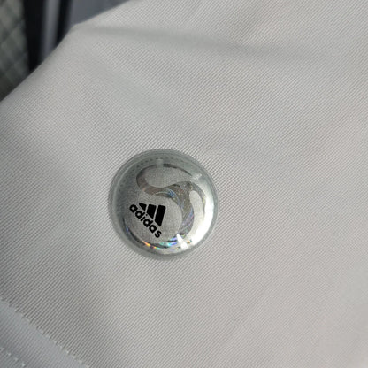 2009/2010 Retro Long Sleeve Real Madrid Home Soccer Jersey 1:1