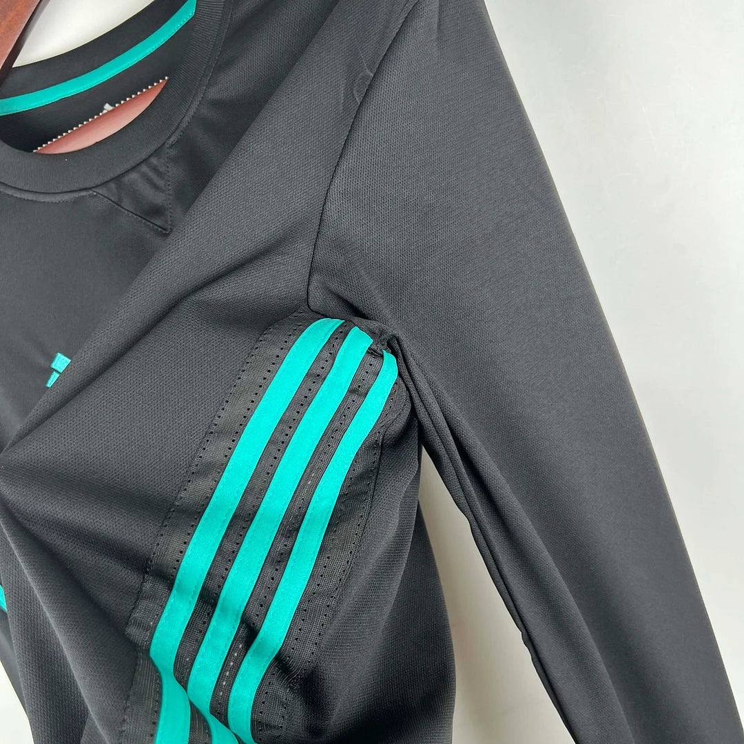 2017/2018 Retro Long Sleeve Real Madrid Away Football Shirt1:1