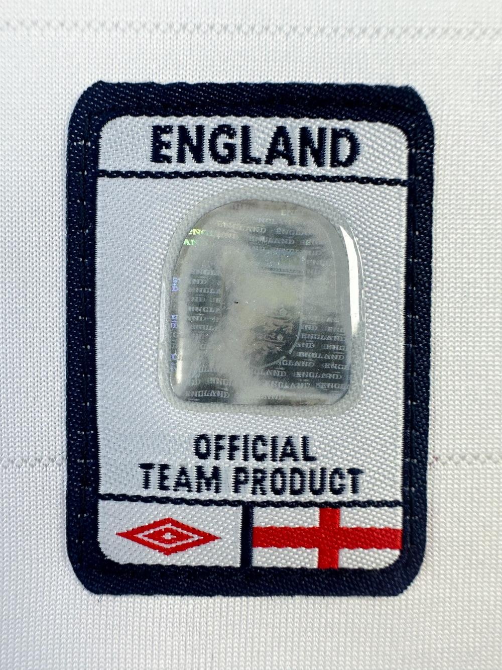 2004 Retro England Home Soccer Jersey 1:1