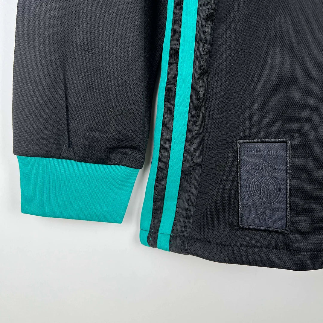 2017/2018 Retro Long Sleeve Real Madrid Away Football Shirt1:1