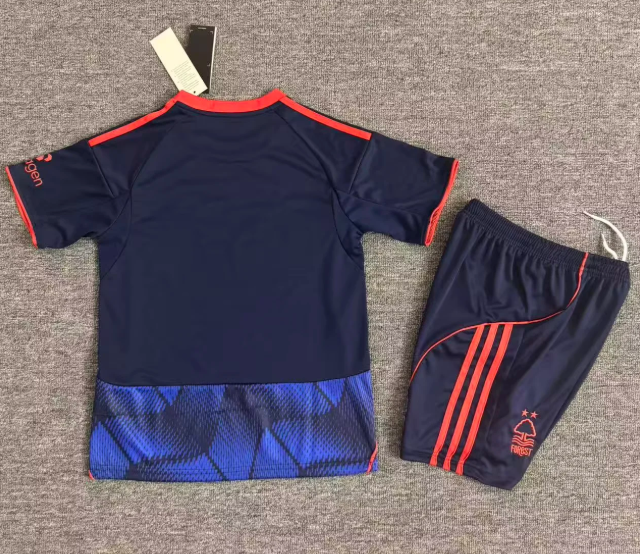 2025/2026 Nottingham Forest Third Away Football Jersey 1:1 Kids Size