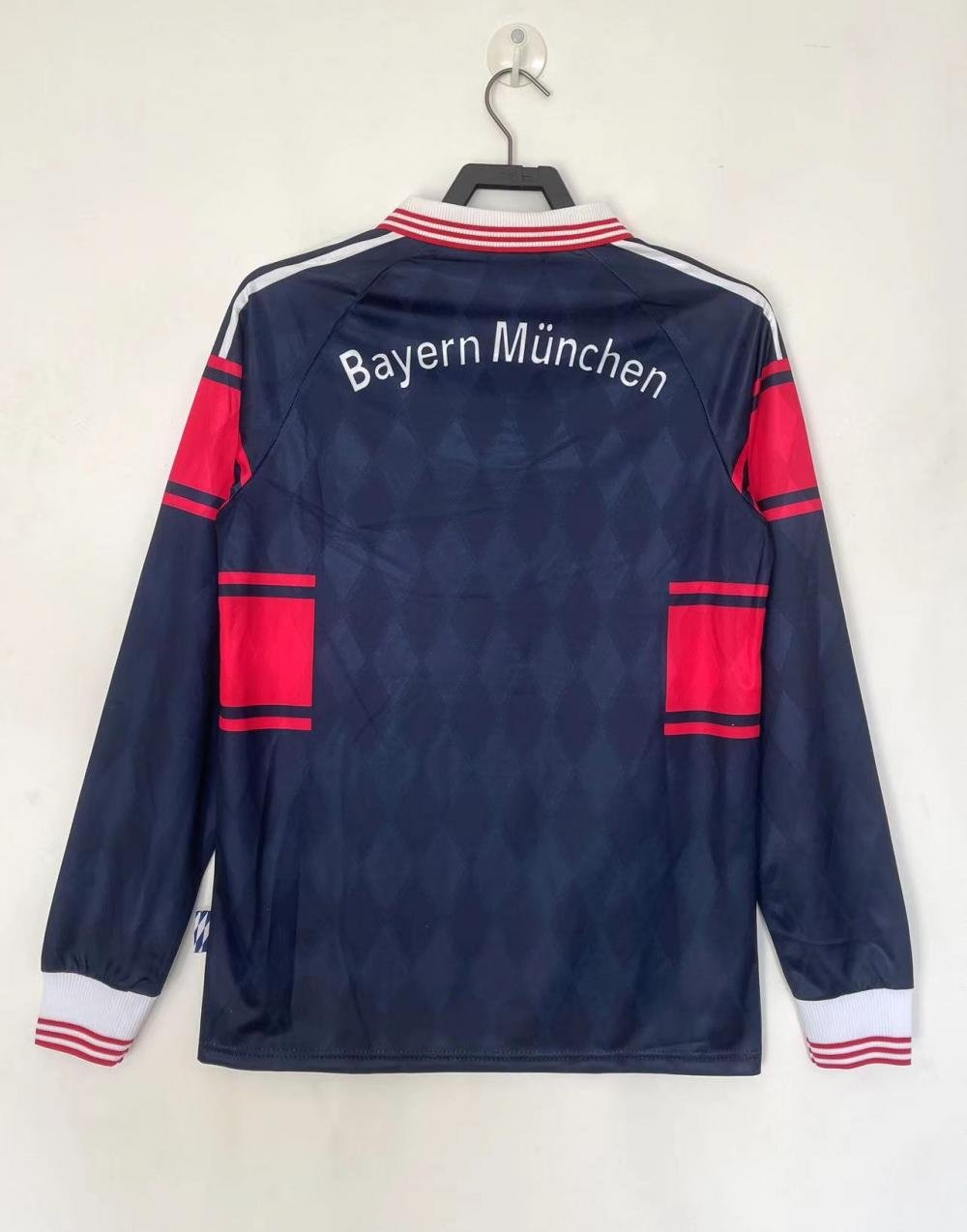 1997/1999 Retro Bayern Munich Home Football Jersey Long Sleeve 1:1