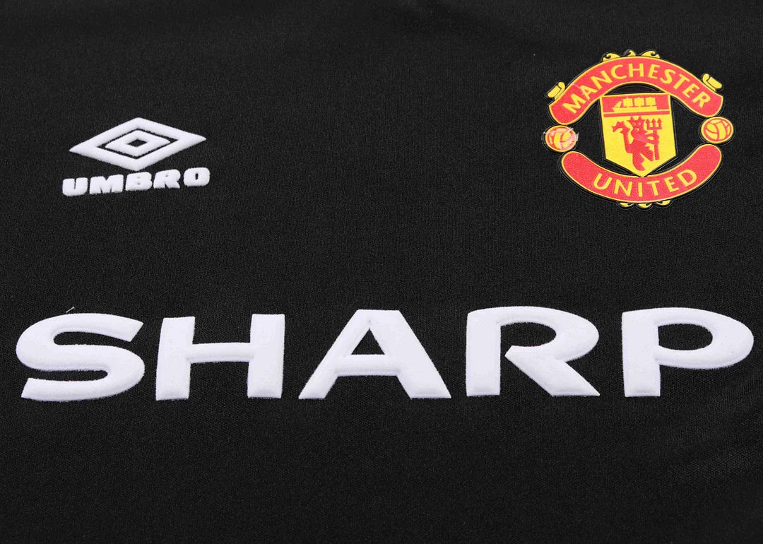1998-1999 Retro Manchester United Third Away Football Shirt 1:1 Kids Size