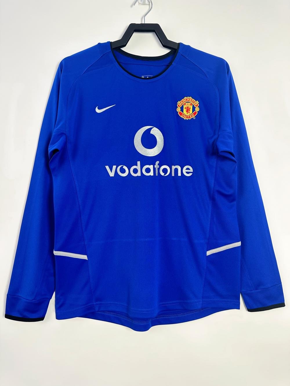 2002-2003 Retro Long Sleeve Manchester United Third Away Football Shirt 1:1