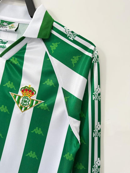 1995/1997 Retro Real Betis Home Football Jersey Long Sleeve 1:1