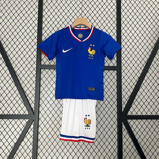 2024-2025 France Home Football Shirt 1:1 Kids Size