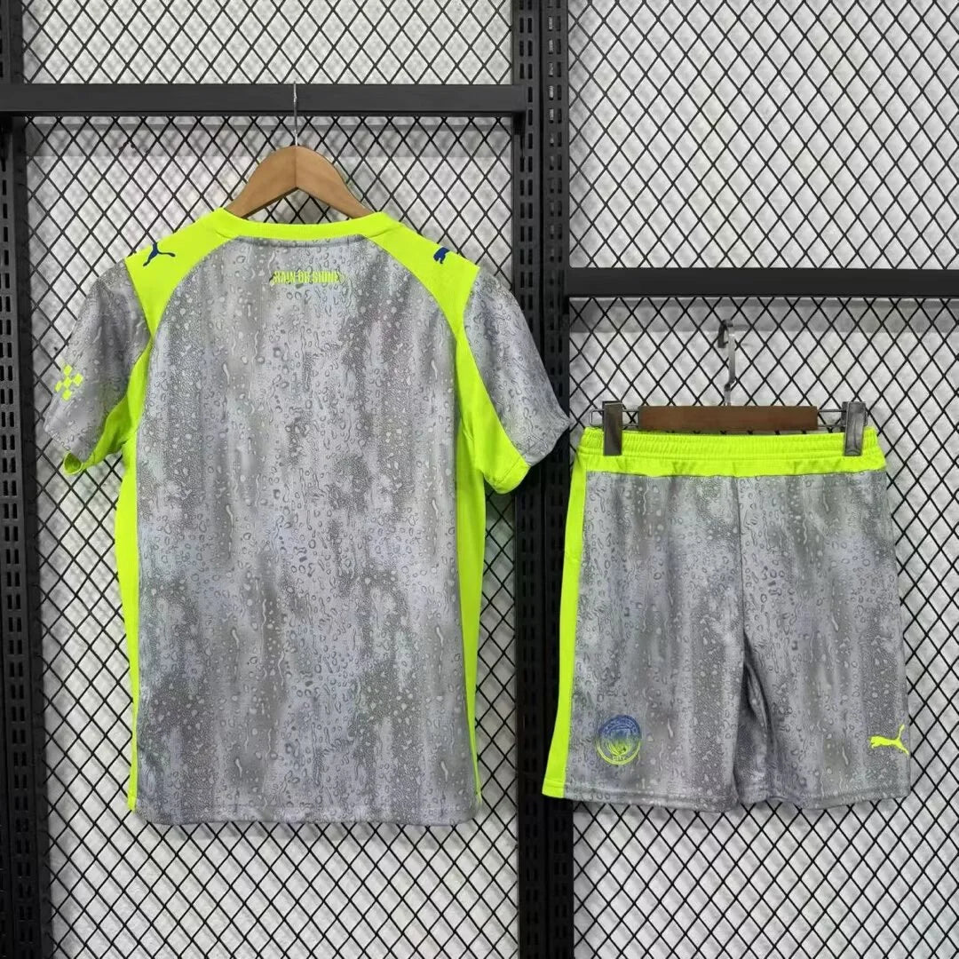 2025/2026 Manchester City Third Away Football Jersey 1:1 Kids Size