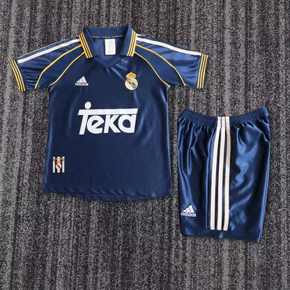 1998-2000 Retro Real Madrid Third Away Football Shirt 1:1 Kids Size