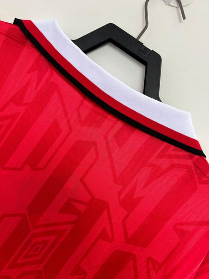 1992/1994 Retro Long Sleeve Manchester United Home Football Shirt 1:1