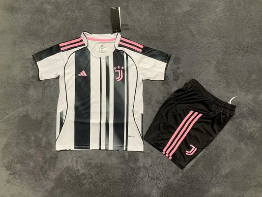 2025/2026 Juventus Home Football Jersey 1:1 Kids Size