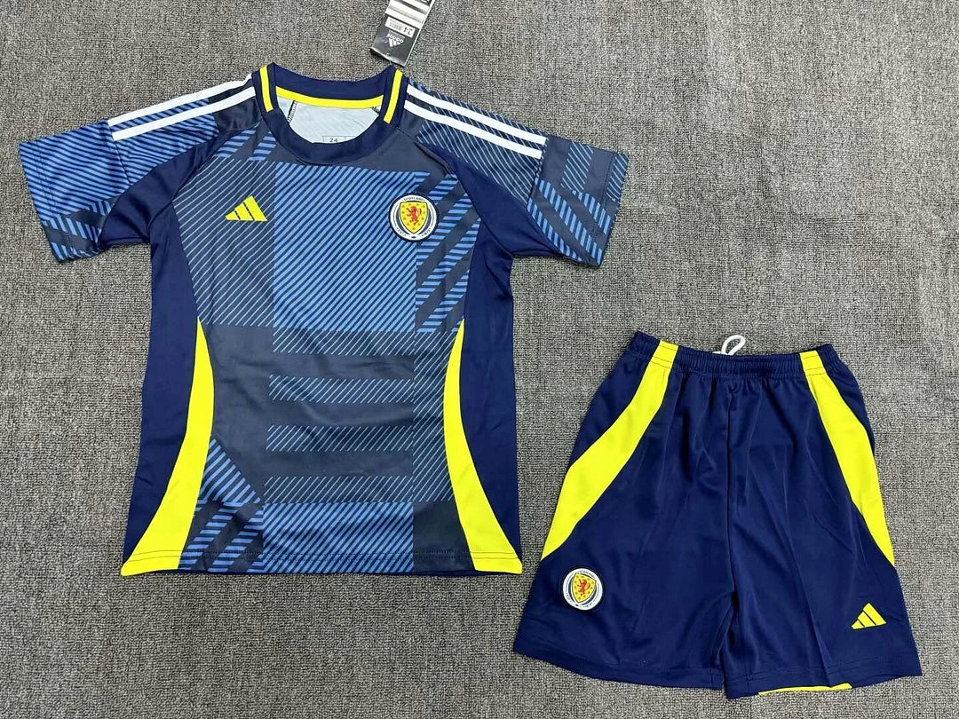 2024 Scotland National Team Home Football Shirt 1:1 Kids Size