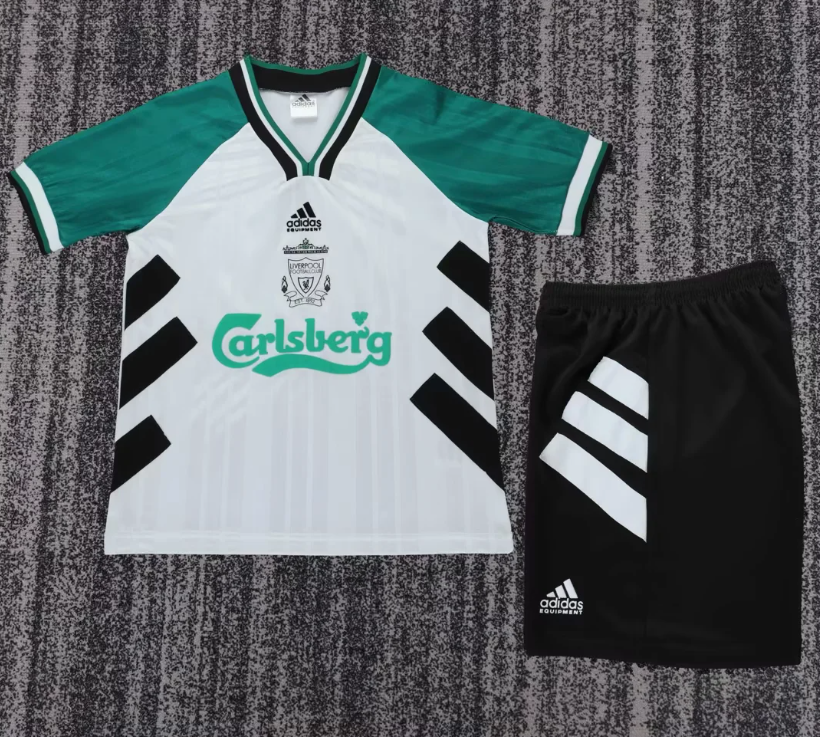 1993/1995 Retro Liverpool Away Football Jersey 1:1 Kids Size