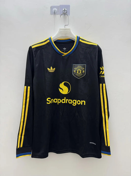 2025/2026 Long Sleeves Manchester United Third Away Football Jersey 1:1