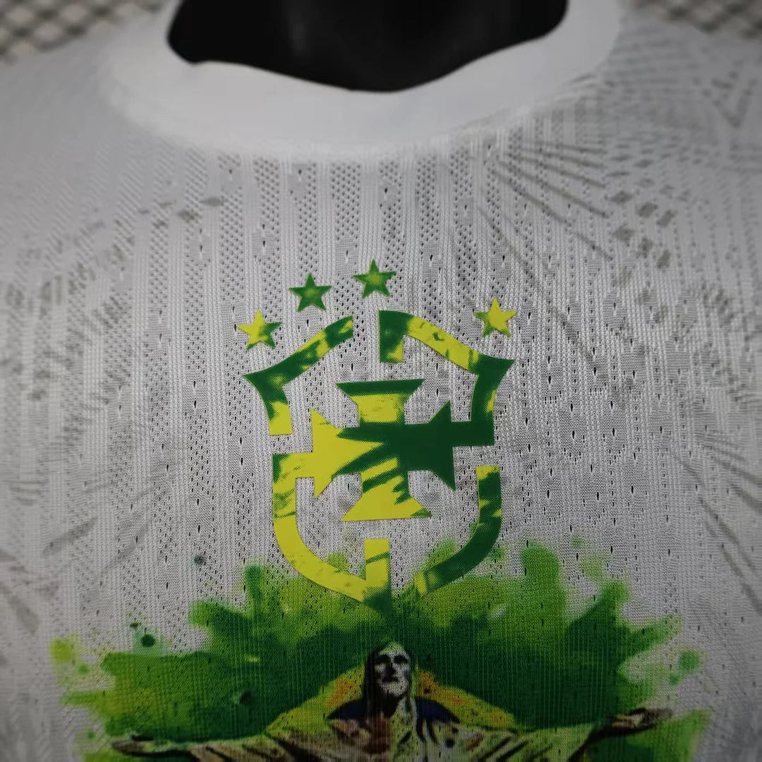2025/2026 Player Version Brazil Jesus Special Edition white Football Jersey 1:1
