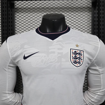2026 Long Sleeve Player Version England Home Football Jersey 1:1