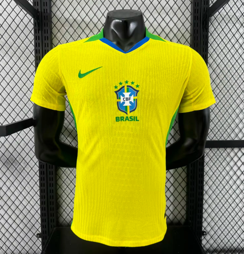 2025/2026 Player Version Brazil Home Football Jersey 1:1