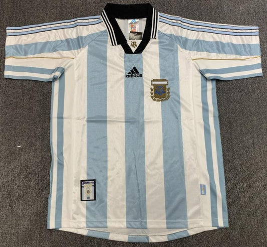 1998 Retro Argentina National Team Home Jersey 1:1