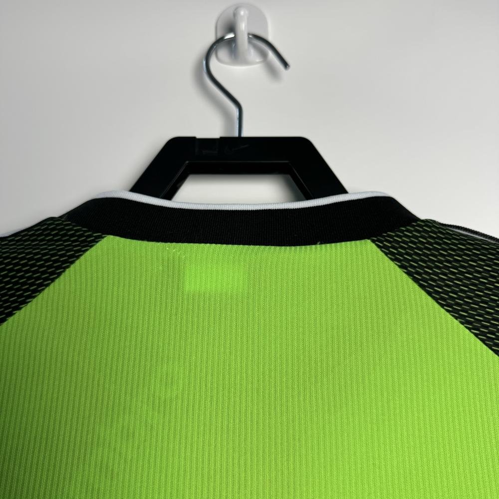1998-1999 Retro Long Sleeve Manchester United Goalkeeper Football Shirt 1:1