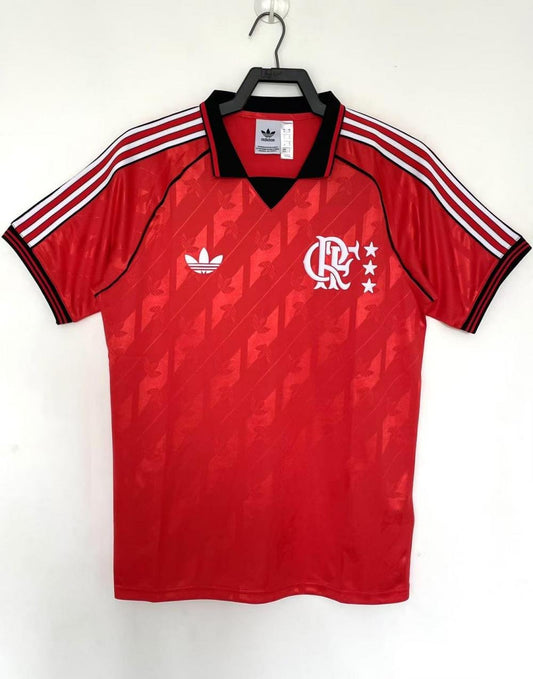 2024-2025 Retro commemorative Flamengo Home Football Jersey 1:1 Thai Qualit
