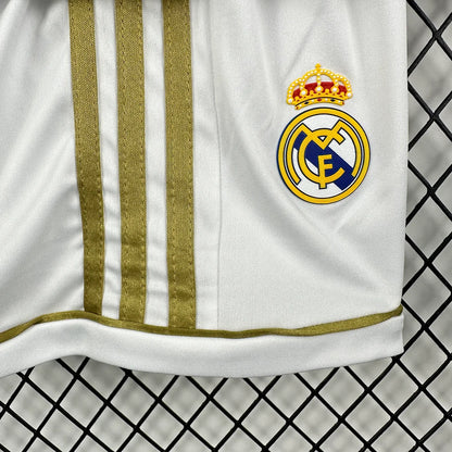 2011/2012 Retro Long Sleeve Real Madrid Home Football Shirt 1:1 Kids Size