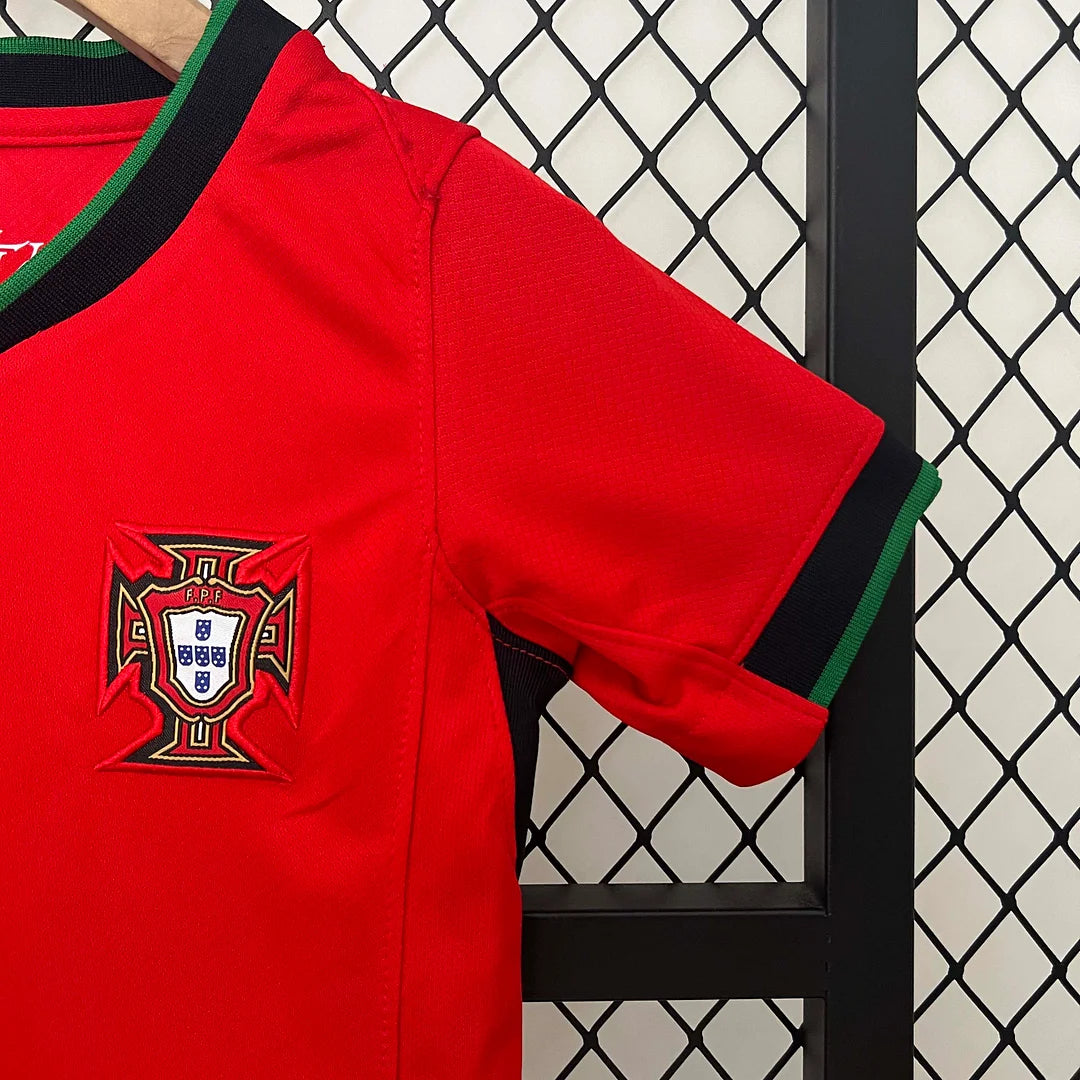 2024 Portugal Home Football Shirt 1:1 Kids Size