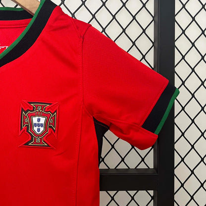 2024 Portugal Home Football Shirt 1:1 Kids Size