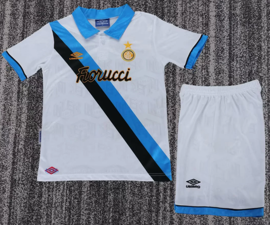 1994/1995 Retro Inter Milan Away Football Jersey 1:1 Kids Size
