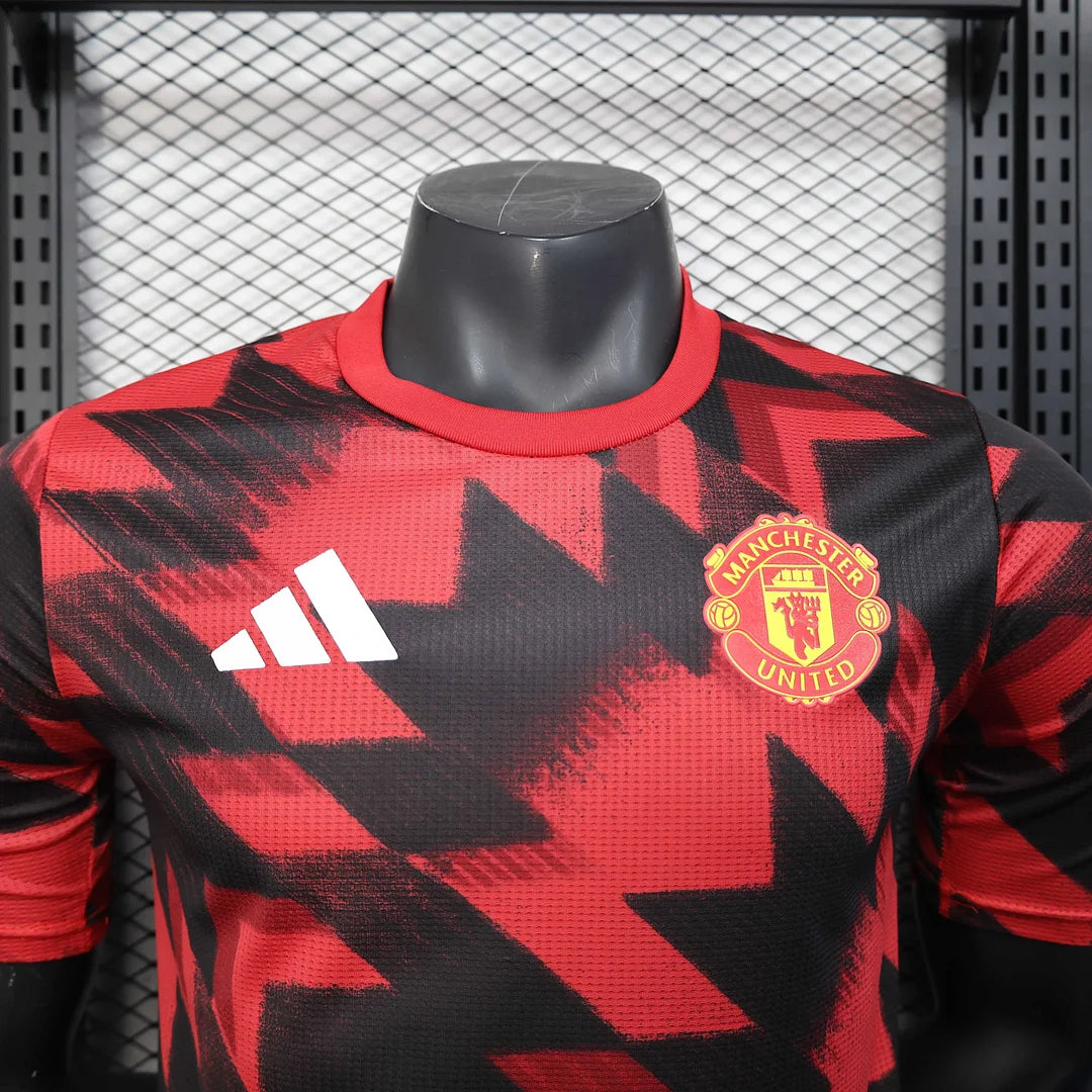 2025/2026 Player Version Manchester United training uniforms 01 Football Shirt 1:1