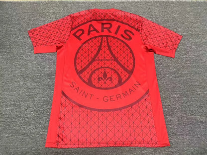 2025/2026 Psg Paris Saint-Germain Training clothes Red Football Jersey 1:1