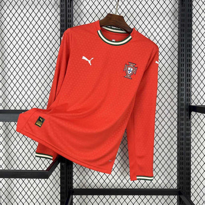 2025-2026 Portugal Long Sleeves Home Football Jersey 1:1