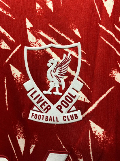 1989/1991 Retro Long Sleeve Liverpool Home Football Shirt 1:1