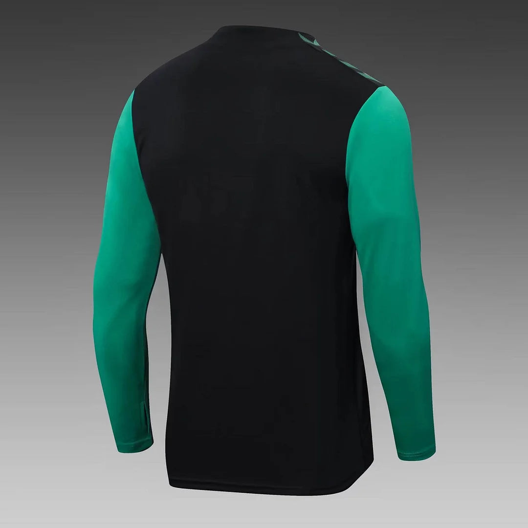 2022/2023 Real Betis Half-Pull Training Suit Black Football Shirt 1:1 Set