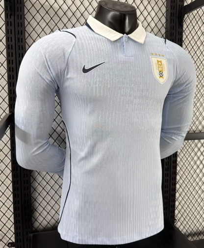 2026 Long Sleeve Player Version Uruguay National Team Home Football Jersey 1:1