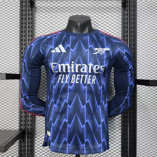 2025/2026 Long Sleeves Player Version Arsenal Away Football Shirt 1:1