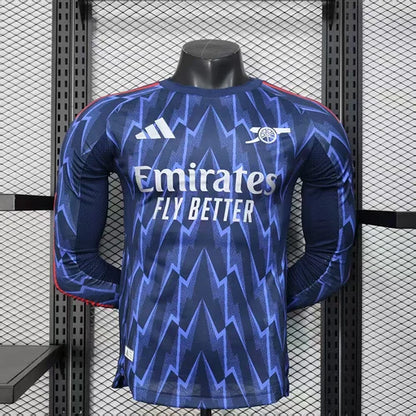 2025/2026 Long Sleeves Player Version Arsenal Away Football Shirt 1:1