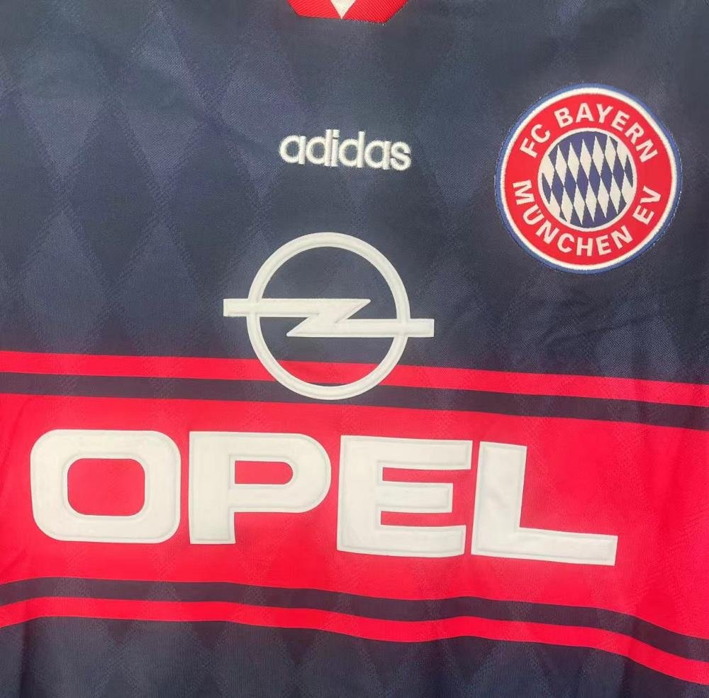 1997/1999 Retro Bayern Munich Home Football Jersey Long Sleeve 1:1