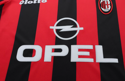 1997/1998 Retro AC Milan Home Football Shirt 1:1 Kids Size