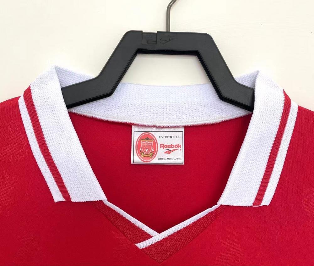 1996/1997 Retro Liverpool Home Football Jersey Long Sleeve 1:1 Thailand Quality