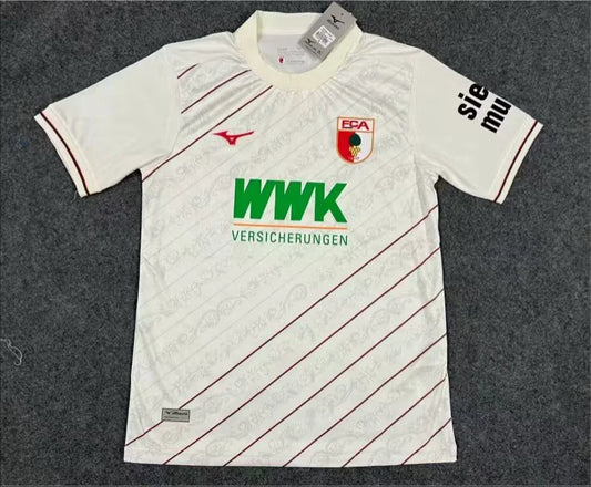 2024/2025 FC Augsburg Home Football Jersey 1:1