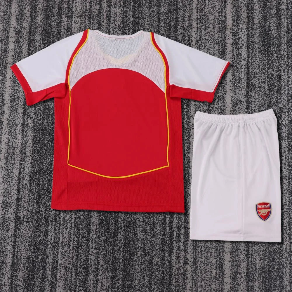 2004-2005 Retro Arsenal Home Football Shirt 1:1 Kids Size