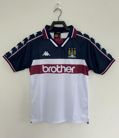 1997-1998 Retro Manchester City Away Football Shirt 1:1